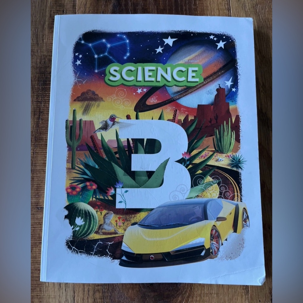 BJU Press Science 3 Student Textbook fifth 5th edition 3rd Grade Bob Jones